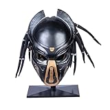 Karc Halloween Mask White 1:1 Helmet Resin Black Relica for Men Cosplay Costume