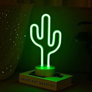 ALEENFOON Light Signs LED Neon Light Room Decor Night Lights Battery Powered and USB Operated Indoor Lighting Bedside and Table Lamps for Bedroom Christmas Party Bar (Warm White Lightning)