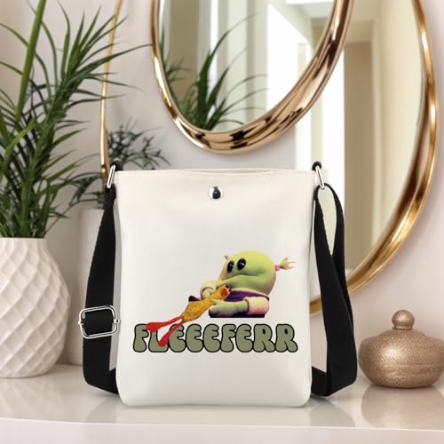 TSOTMO Funny Meme Gift Fleeeferr Crossbody Bag Wonderful Mom Gift Cartoon Princes Gift for Mom Sister4