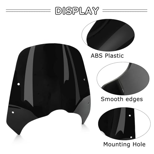 Windshield Windscreen for Vulcan 650 S650 VN650 EN650 2015 2016 2017 2018 2019 2020 2022 2023 2024 2025 by PSLER - Image 4