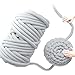 Produktbild Riesen-Wollgarn, manuell gewebtes Decken-Kerngarn, weiches Kerngarn, sperriges handgestricktes DIY-Wollgarn zum Armstricken, Häkeln, Filzen, Teppiche, Decken & Basteln, 510 g / 14 m