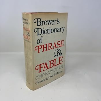 Hardcover Brewer's dictionary of phrase and fable Book