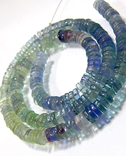 Perles grenat du Mozambique 5x4mm en fil de 9.5" pour bracelet en pierres naturelles