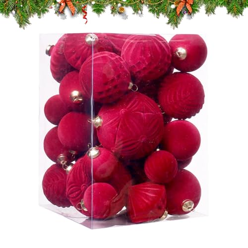 Boules de Noël pour sapin et décoration de fête d'intérieur