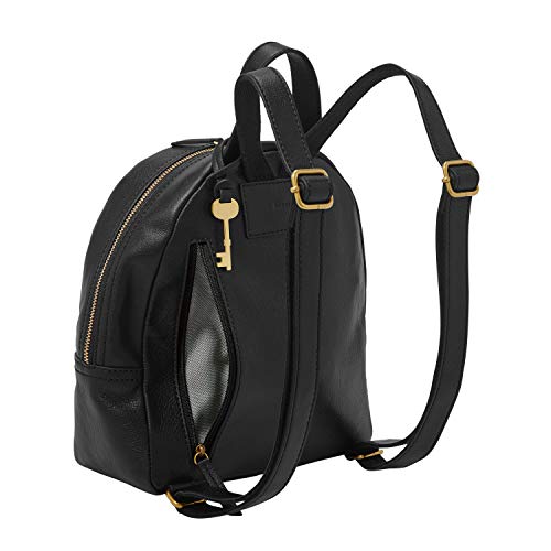 fossil women's leather backpack