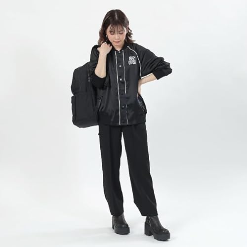 マリークヮント オールブラックシンプルロゴ リュックL 223-814846 の商品画像 6