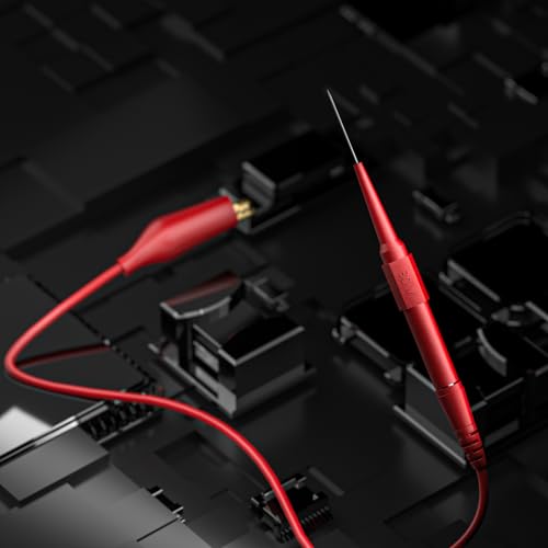 Image of Goupchn Back Probe Kit Banana Plug to Copper Alligator Clip Automotive Test Leads Set with 3 Configurations Back Probe Pins Extended Length Probes for Car Repairing Diagnostic