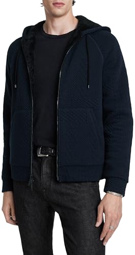 John Varvatos Men's Trenton Sherpa Hoodie