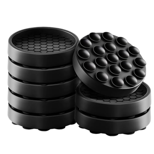 Almohadillas Antideslizantes para Muebles | Juego de 8 Sujetadores Antirrayaduras - Grips Antideslizantes de 5 cm para Muebles,para Alfombra Parquet Baldasín Sillón Mesa Cama Taburete Armario