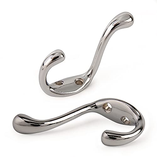 HASWARE 6 PCS Double Prong Robe Hook - Image 3