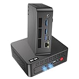 wo-we P6 AMD Ryzen 5 3550H mini PC,16GB DDR4 RAM & 512GB NVMe SSD (Beat N150/N100/N95, 4C/8T, Up to 3.7Ghz) mini computers, Dual HDMI 2.0, 4K Triple Display, Wi-Fi5/BT 5.0, for Business and Office