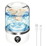 Portable Washing Machine, USB Mini Washing Machine 600g Cordless & Space-Saving Design for Travel, Camping, Dorms, Powerful Stain Removal, Lightweight Laundry Solution for Backpackers, Students