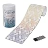 Bike Frame Protection Tape- High Impact Clear Vinyl Wrap Includes Tool (4x72) Bicycle Frame Protector, Mountain Bike Frame Guard Chainstay Protector (Art Deco)
