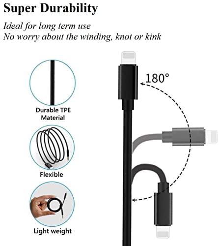 (Apple Mfi Certified) Iphone Aux Cord For Car Audio,Lightning To 3.5Mm Audio Cable Compatible With Iphone 13/12/11/Xr/Xs/X/8/7/6 Plus/Se 2,Ipad For Car Home Stereo,Speaker,Headphone,Support All Ios #TOP2