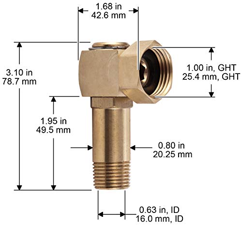 Liberty Garden Products 4000 Brass Replacement Part Swivel #TOP5