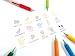 Zebra Pen Sarasa Clip Retractable Gel Pen, 0.5mm Fine Point, Rainbow Assorted Vibrant Ink Color, Water-Based, Ideal for Office and School, Journal, Note Taking and Planner Use, 20-Pack (47220)