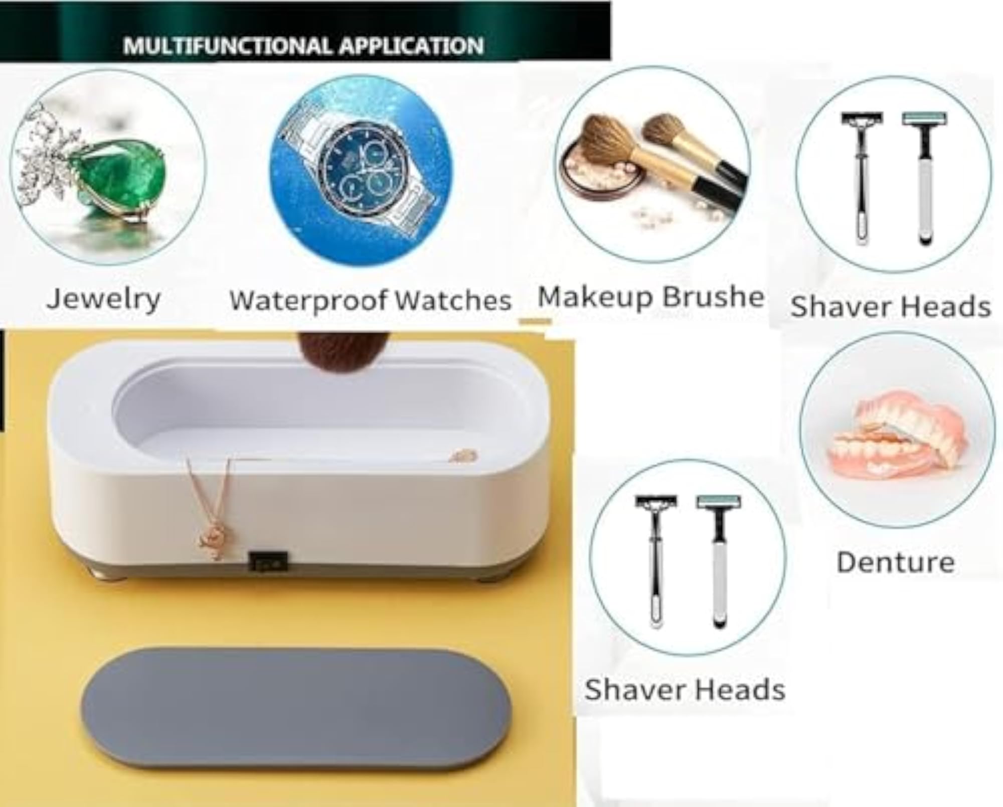 Ultra Sonic Jewellery Cleaner, Portable USB Cleaning Machine