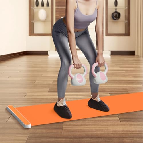 Tapis coulissant de sport ultra lisse avec patins de glisse - 4