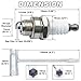 GREPSPUD 3pcs BPMR7A L7T Spark Plugs with 1pc 13 by 19 mm Chainsaw Scrench Wrench Tool BPM7A RCJ6Y RCJ7Y Sparkplugs for 2-Stroke Small Engine Husqvarna Stihl MS290 021 023 024 025 026, etc.