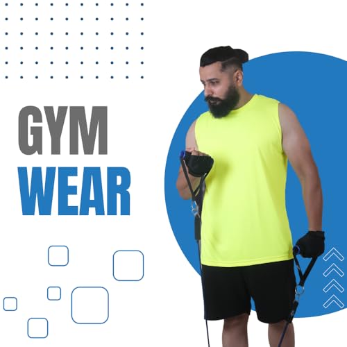 Image of Sleeveless T Shirts for Men - Gym Vest, Sando Tank Top Wear, Workout Baniyan, Stringers Inner Shirt, Bodybuilding Tshirts, Sports Tshirt Vests, Stylish Tanks Tops