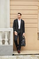 COOFANDY Herren Sakko Sportlich Blazer für Freizeit Dunkelblau 3XL – Ansicht 6
