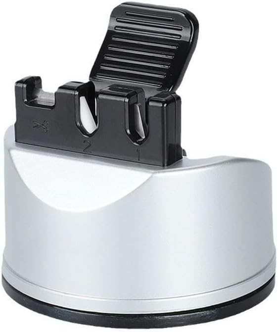 Knife Sharpener Household Mini Knife Sharpener Coarse and Fine Grinding Suction Cup Fixed Kitchen Tool