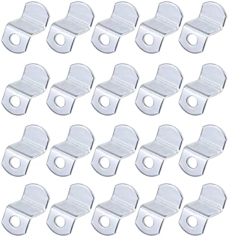 Tighall 20PCS Offset Canvas Clips with Screws 1/2