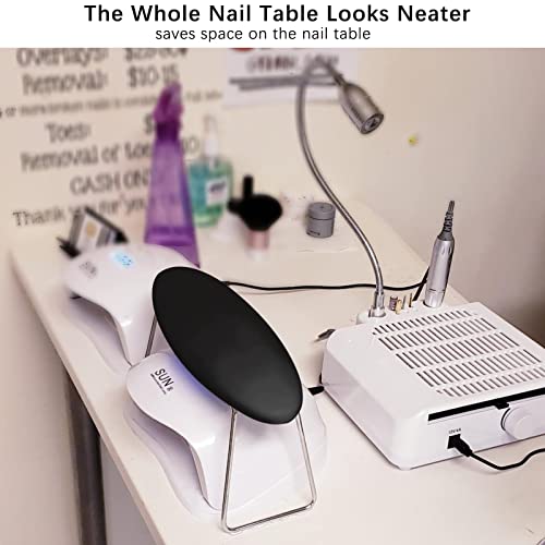 Nail Arm Rest For Nail Tech, Microfiber Leather Manicure Nail Hand Rest For Acrylic Nails Non Slip Nail Armrest Cushion, Black #TOP3
