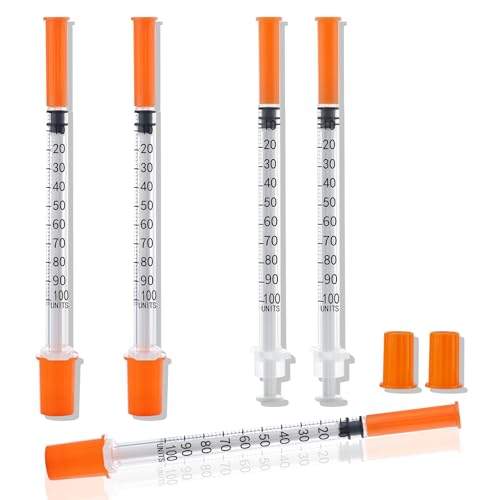 100pcs/pack, 1ml Liquid Transfer with 31G Fine Tip Precision Flow Applicator (6mm long), laboratory accessories, individually sealed packaging (100)