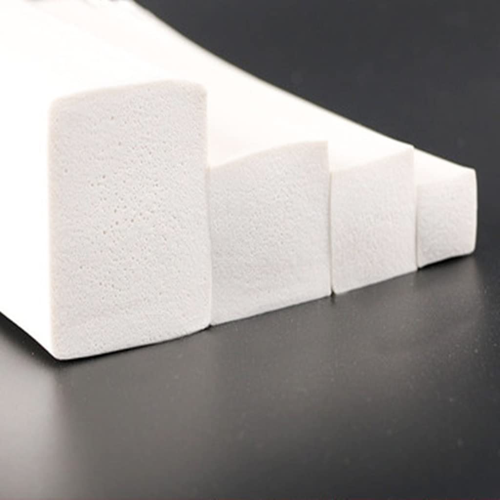 Striscia di tenuta in spugna di schiuma di silicone quadrata, dimensioni 3x3mm-20x25mm Sigillo decorativo for la casa(10mmx10mmx1m)