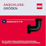 T.I.P. Edelstahl Schmutzwasser Tauchpumpe Duo-Ring, 20.000 l/h, 800W, Flachsaugend, 30mm Korngröße, 8m Förderhöhe, IPX DUO Effizient, Zuverlässig, MAXIMA 350 IPX DUO, 30274