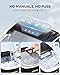 EUHOMY Countertop Ice Maker Machine with Handle, 26.5lbs Per Day, 9 Ice Cubes Ready in 6 Mins, Auto-Cleaning Portable Ice Maker with Basket and Scoop, for Home/Kitchen/Camping/RV (Black)