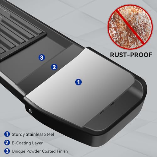 Estribos Laterales Running Boards para Dodge Ram 1500 y 2500 miniatura 3