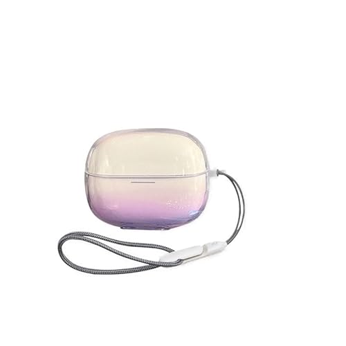 KOOLRIVER�EFor Redmi Buds 8 Pro �P�[�X/�J�o�[ �[�d���t�� �O���f�[�V���� ���� �\�t�g�P�[�X �ی� �X�g���b�v�t�� ���h�~ �o�b�Y8 �v�� �J�o�[(�N���A�p�[�v��)