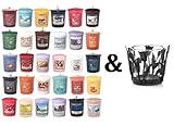 Yankee Candle 8 Assorted Votives + FREE Votive Holder Variety Theme (Random)