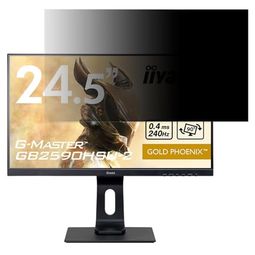 iiyama G-MASTER GB2590HSU-2 24.5�C���` 16:9 �Ή� �`�����h�~�t�B���^�[ �v���C�o�V�[�t�B���^�[ �u���[���C�g�J�b�g ���˖h�~ PC �p�\�R�� ���j�^�[ �̂������h�~ ��ʕی�t�B���� �ی�V�[�g ���E�ȒP ���ʎg�p