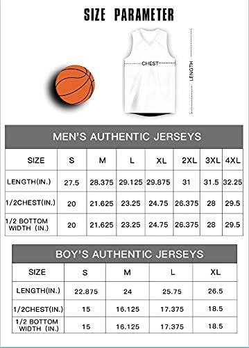 image for Custupdiy Custom Basketball Jersey,Hip Hop Tops Print Team Uniforms Pe