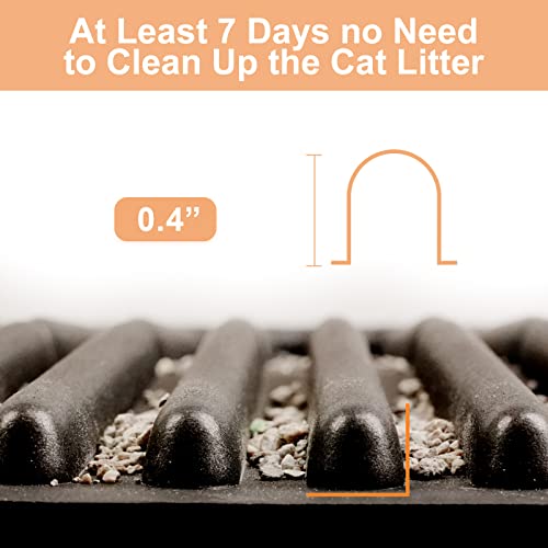 Petnova Cat Litter Mat For Kitty Litter Box: Super Easy To Clean Kitty Litter Mats - Litter Pad - Pet Mats For Floor - Kitty Litter Rug - Washable Litter Mat - Cat Supplies For Indoor Cats #TOP4