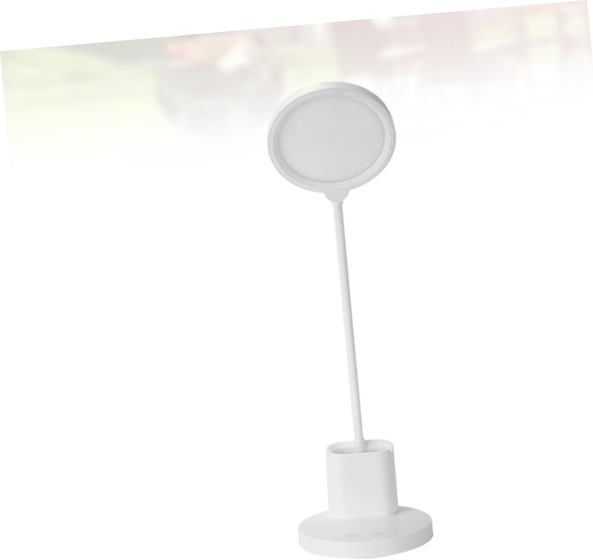 Gadpiparty Touch Screen Led Desk Lamp Battery-Powered Study Light Led Reading Lamp Flexible Adjustable Temperature Eye-Care Desktop Portable Storage Container for Stationery