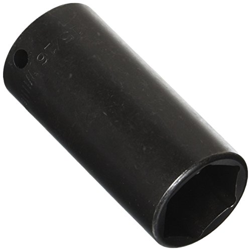 Williams JHW12-630 SUPERTORQUE 3/8-Inch Drive Deep Impact 6 Point Socket, 15/16-Inch Size, Black Industrial Finish, Designed for Maximum Engagement on 6-Point Fasteners