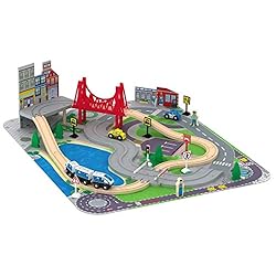Imaginarium 40pcs Road & Rail Train Set