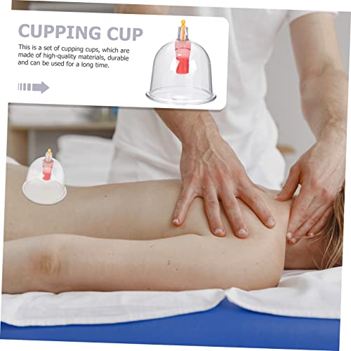 Kit de terapia de ventosas transparente, herramienta para cuidado corporal en casa, relajación muscular y mejora de la circulación miniatura 6