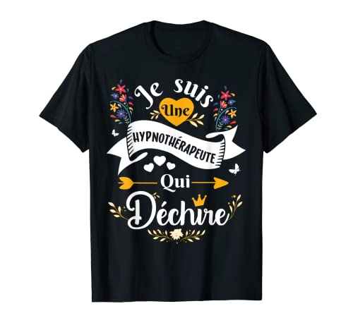 Cadeau Drole Pour Devenir Hypnotherapeute Idee - Une Hypnothérapeute Qui Déchire Idée Femme Hypnotherapie T-Shirt