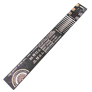 Muskan Enterprises -ME ME- 250mm PCB Reference Ruler Chip IC SMD Diode Transistor Measuring Tool for Electronic Engineers |