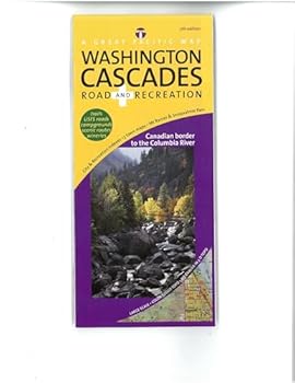 Map Washington's Cascade Mountains Road & Recreation Map, 7th Edition Book