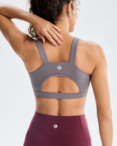 Image of RUNNING GIRL High Impact Sports Bras for Women,Racerback Running Bra Workout Crop Tank Tops Longline Sports Bra Push up