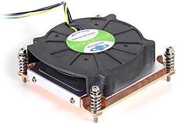 Dynatron K199 Intel Sandy Bridge Xeon, Core i3 Core i5 Core i7 for Socket 1155/1156 1U Active Solution 2 Ball Bearing Copper Heatsink CPU Cooler