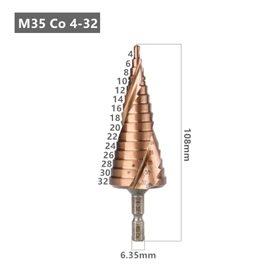 Punta A Gradini Cobalt HSS M35 4-32mm - Per Acciaio Inox E Lamiere - Foto 8