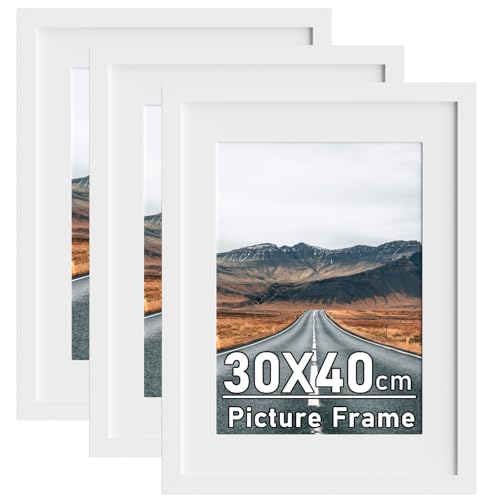 Image of 3Pack 30x40cm Picture Frame with Removable Mount,White 16x12 Photo Frame