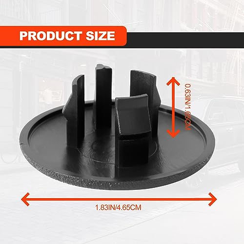 2pcs Armrest Cap Cover Compatible with 07-19 Tahoe Suburban Yukon Cadillac Escalade Seat Parts - Replaces 15279689 Vehicle Accessories Left or Right Rear Bucket Seats Arm Rest Handle Trim Bolt-Black